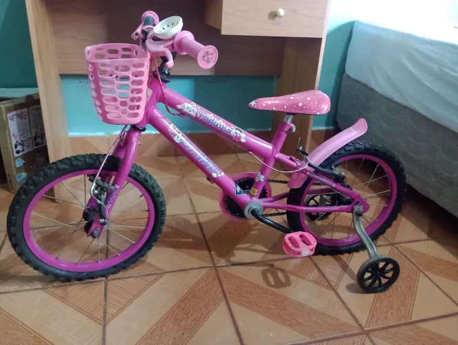 bicicleta aro 16 menina com rodinhas