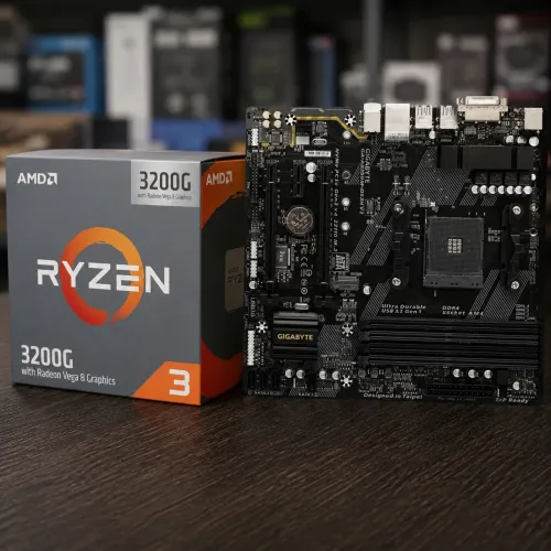 Kit Upgrade AMD Ryzen 3 3200G + Gigabyte AB350M-DS3H V2
