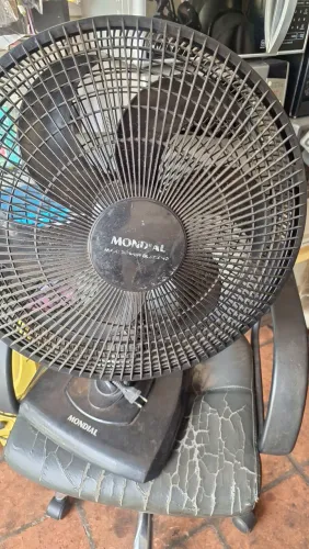 Ventilador mondial com defeito