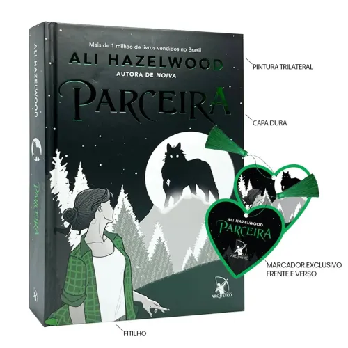 Livro Parceira - Edição Especial (Capa dura + marcador exclusivo).