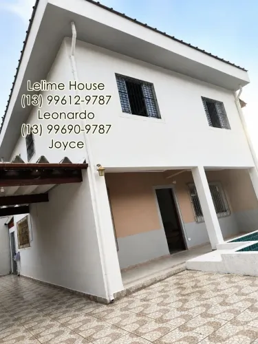 Casa Sobrado 3 Dormitórios Com Piscina Mongaguá 