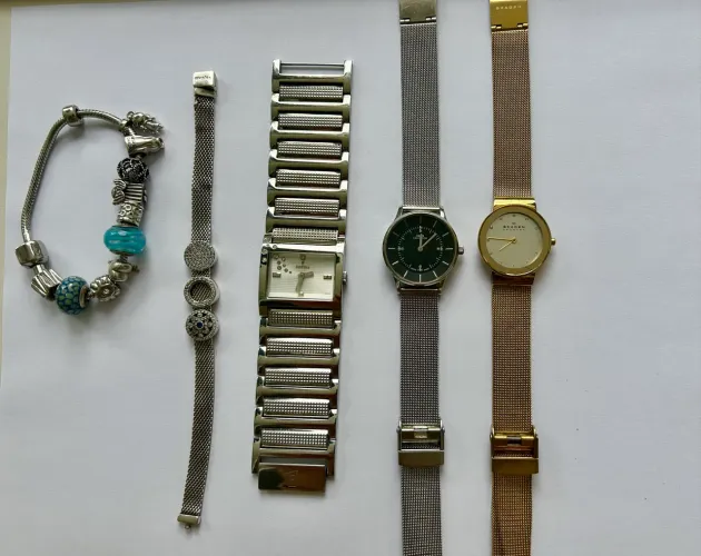 Pulseiras e Relógios Elegantes
