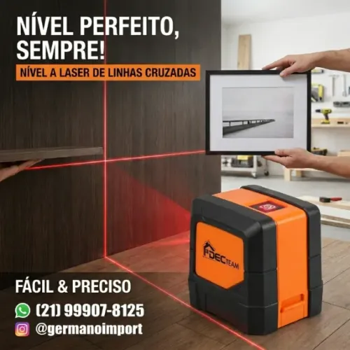 Nível a Laser Auto Nivelante + Acessórios ? Pronta Entrega ? Novo e Original