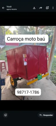 CARROÇA MOTO BAÚ 