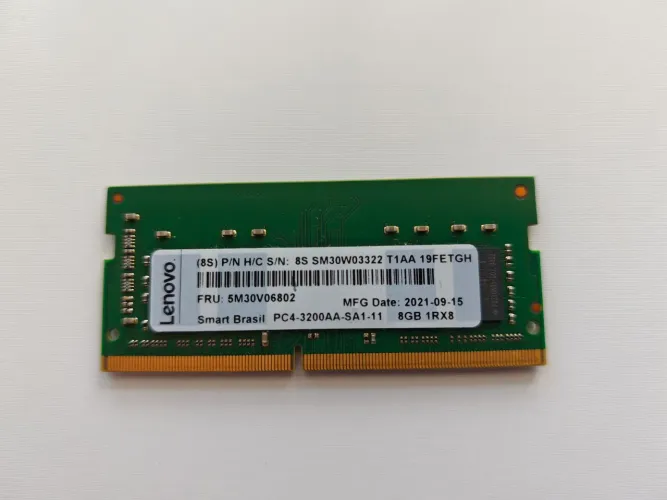 Memória RAM Notebook 8GB DDR4 3200MHz