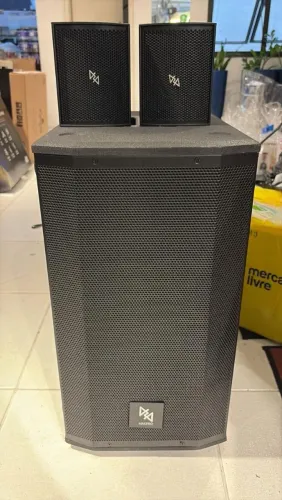 SUBWOOFER MAKPRO e caixas de alta fidelidade. 600 watts profissional