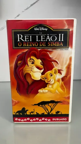 VHS O Rei Leão 2 Disney - Original (Relíquia p/ Colecionador)