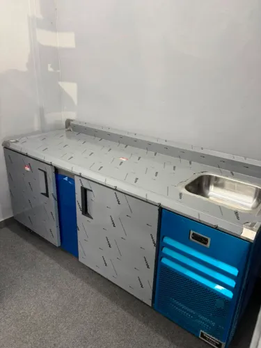 Balcão encosto refrigerado 2M inox