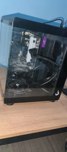GABINETE + 3 FAN COM CONTROLADORA + PLACA MÃE+ PLACA DE VÍDEO + PROCESSADOR