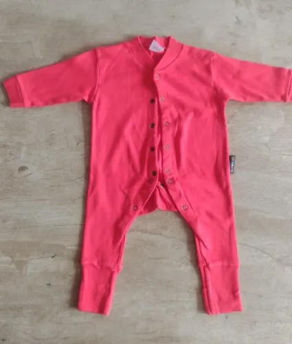 Macacão bebê vermelho unisex