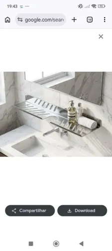 Suporte organizador aço inox 304