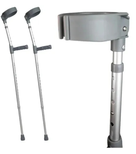 Par de muletas canadense hidrolight articulada