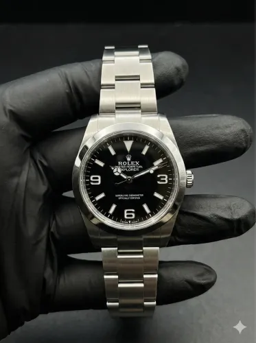 Relogio Rolex 36mm - Explorer - Automático - Preto - Prem AAA+