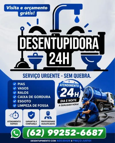 Desentupidora 24 horas