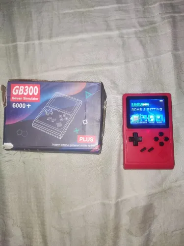 Vídeo game gb300 com 6000 jogos usado em bom estado
