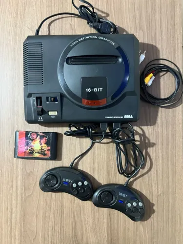 Mega Drive 1 16 bit 2017 + Cartucho + Jogos no cartão SD