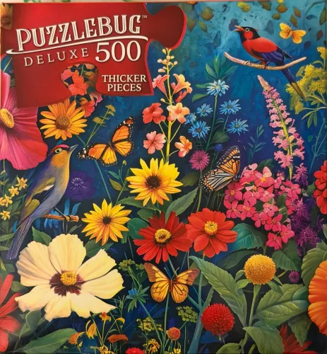 Quebra cabeça Puzzblebug CrazArt Garden Symphony 500 peças Novo LACRADO