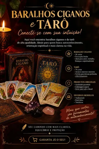 Baralho cigano Tarô de wite