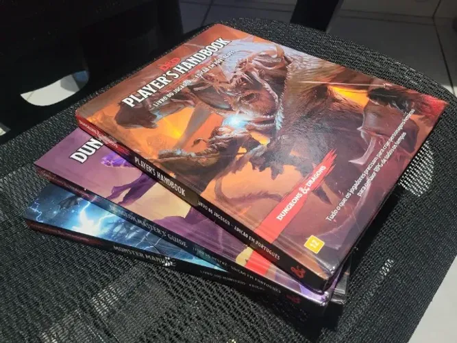 Coleção: Livro do Jogador, Livro do Mestre e Livro dos Monstros - D&D 5e Português