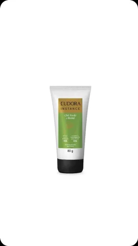 Desodorante Antitranspirante Creme Eudora Instance Chá Verde & Romã - 80g