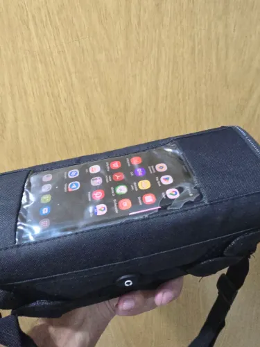 Bolsa de guidão impermeável e universal, projetada para motocicletas urbana/estrada.