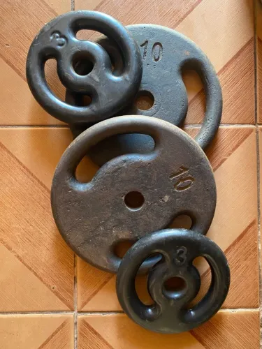 Anilhas musculação