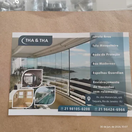 Vidraceiro e instalador de rede de proteção
