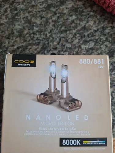 Lâmpadas Led Nano 8000k HB4 novas
