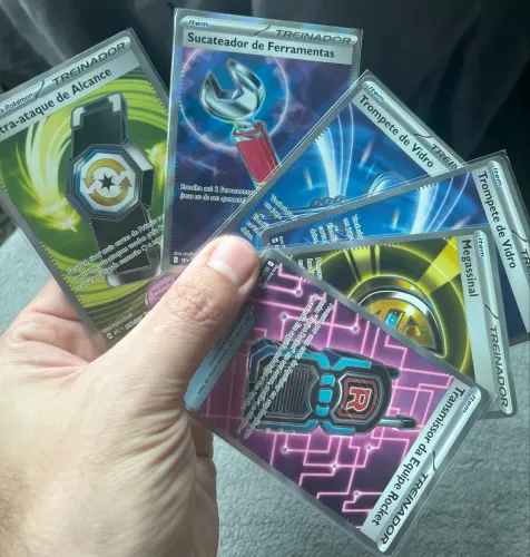 LOTE COM 16 CARTAS ? FERRAMENTAS E ITENS POKÉMON TCG