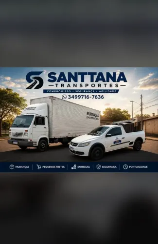 Precisa de mudança, frete ou entrega? Conte com a Santtana Transportes! ?