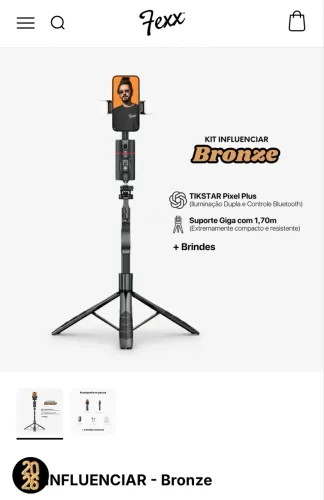 Fexx Kit influenciar bronze novo