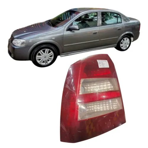 Lanterna Traseira Esquerda Astra Sedan 2003 Ao 2012 Paralela Esquerdo/motorista Vermelha