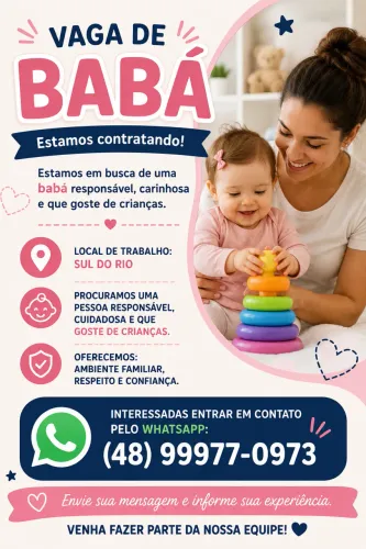 Vaga de babá