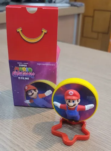 Boneco Lacrado Mario da Coleção Mario Galaxy o filme 