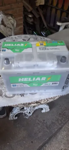 Bateria Heliar H75PD Nova lacrada com Nota Fiscal 