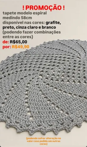 PROMOÇÃO CROCHÊ