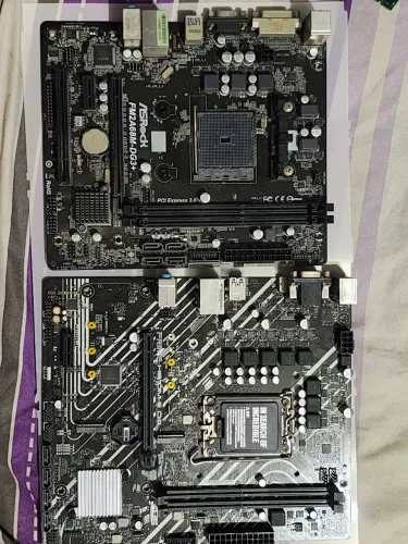 Lote de Peças de Informática - Processadores, Placas-mãe e Memórias