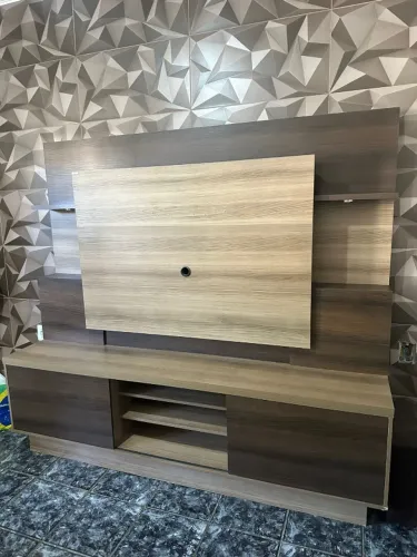 RACK COM PAINEL PARA SALA