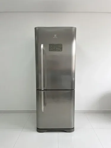 Geladeira Inox Duplex Electrolux Fost Free 454L