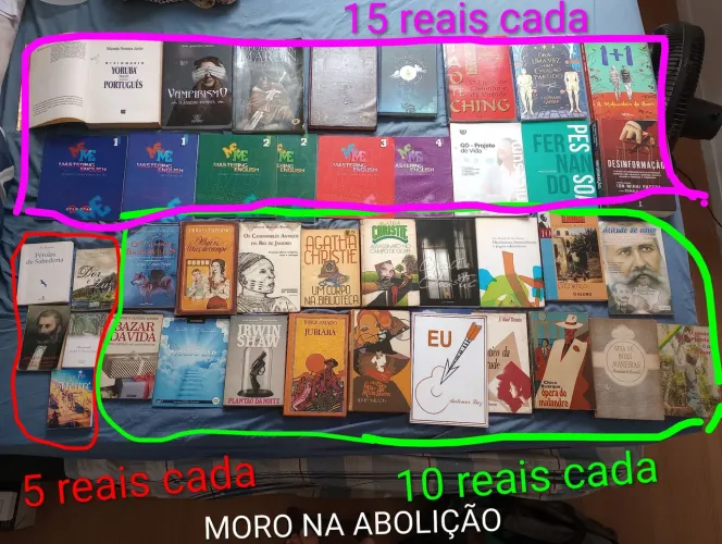 Livros literatura sebo ficção religião romance filosofia poemas didático suspense