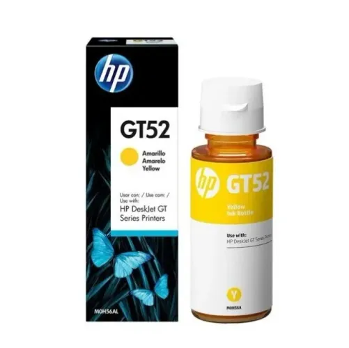 Frasco de Tinta HP GT52 GT53 Amarelo