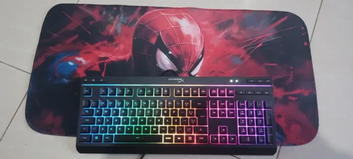 Mouse pad miranha +teclado mecânico RGB HYPEX 