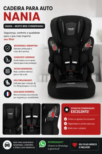 Cadeirinha para auto