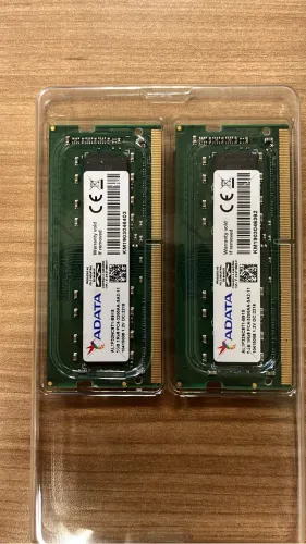 2 unidades Memória de Notebook ADATA 8GB DDR4 3200