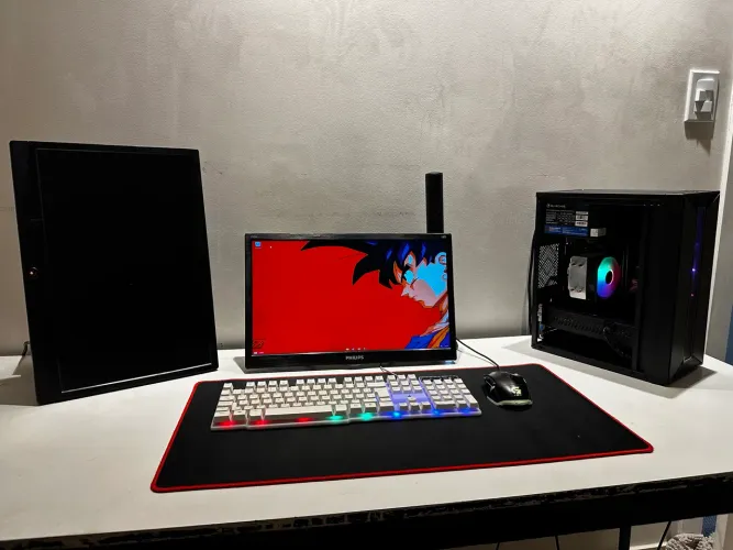 PC GAMER COMPLETO !! i3 9100f + Rx 590 8 GB