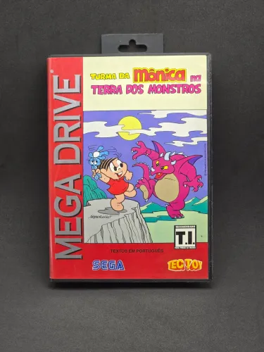 Turma Da Mônica na Terra dos Monstros Mega Drive TECTOY ORIGINAL EXCELENTE ESTADO!