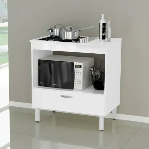 BALCAO DACHERI P/COOKTOP 1G FLORIDA 80CM BRANCOBALCAO DACHERI P/COOKTOP 1G FLORIDA 80CM BR