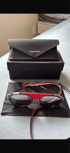 Óculos De Sol Dolce & Gabbana DG2210 Original Com Cordão E Case