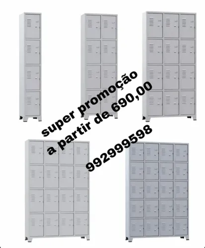Roupeiros pra vestiários novos pronta entrega