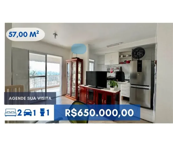 Apartamento no condomínio Vert Cidade Universitária de 57 m² - São Paulo - SP